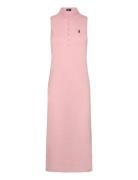 Polo Ralph Lauren Stretch-Cotton Sleeveless Polo Dress Rosa