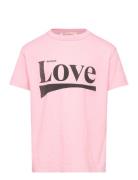 THE ANIMALS OBSERVATORY Rooster Kid T-Shirt Pink Rosa