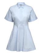 French Connection Isabelle Poplin Mini Shirt Drs Blå
