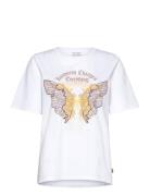 Pulz Jeans Pzsutton Tshirt Vit