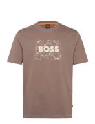 BOSS Te_Logospace Beige