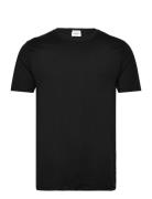 Lindbergh Organic Slub Yarn O-Neck Tee S/S Svart