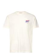 GANT Placed Graphic T-Shirt Kräm