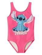 Name It Nmfmodina Stitch Swimsuit Wdi Rosa