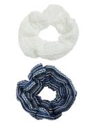 Pieces Pctrine 2-Pack Scrunchie Vit