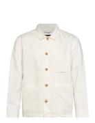Lindbergh Linen Blend Overshirt Vit