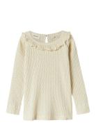 Lil'Atelier Nmffiducia Ls Slim Top Lil Kräm
