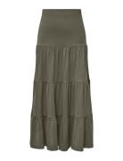 ONLY Onlmay Life Maxi Skirt Jrs Grön