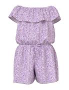 Name It Nkfvinaya Ss Playsuit Fffff Noos Lila