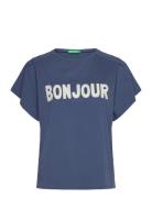 United Colors Of Benetton T-Shirt Blå