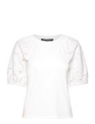 French Connection Rosana Anglaise Top Vit