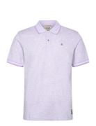 Scotch & Soda Melange Regular Fit Polo Lila