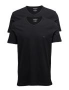 Emporio Armani Mens Knit 2Pack Tsh Svart