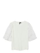 Vero Moda Vmnina 2/4 Top Jrs Kräm
