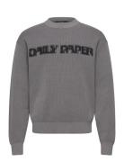 Daily Paper Logo Knit Sweater Grå