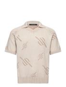 Daily Paper Monogram Polo Knit Beige