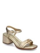Michael Kors Mandy Mid Sandal Guld