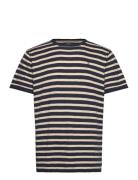 Clean Cut Copenhagen Thomas Knitted Striped T-Shirt Multi/patterned