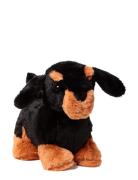 Puckator Lion With Plush Mane Door Stop Svart