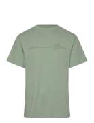 Santa Cruz Tonal Opus Dot Stripe T-Shirt Grön
