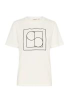 Soaked In Luxury Slvarga Embroidered Tee Ss Vit