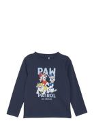 Minymo T-Shirt Ls Marinblå