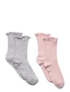 Mango 2 Pack Mixed Socks Rosa