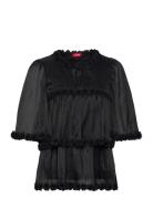 Cras Flowcras Blouse Svart