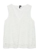 Vero Moda Vmh Y Lace Sl V-Neck Top Wvn Ga Vit