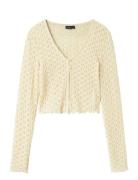 LMTD Nlfralma Ls Lace Short Cardigan Gul