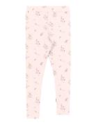 Gugguu Classic Print Rib Leggings Rosa