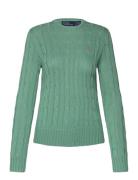 Polo Ralph Lauren Cable-Knit Cotton Crewneck Sweater Grön