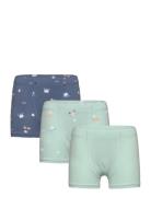 Lindex Boxer 3 Pack Aop Crab Hidden E Multi/patterned