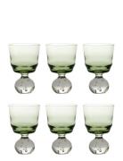 Serax Stem Glass Eternal Snow S By Bela Silva Set/6 Grön