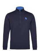 Lexton Links Glenroy 1/2-Zip Midlayer Marinblå