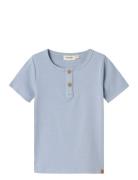 Lil'Atelier Nmmlalo Taj Ss Slim Top Lil Blå