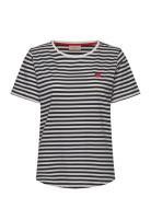 FREE/QUENT T-Shirt From Freequent In A Soft Material With Stripes. The...
