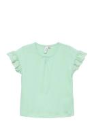 Vero Moda Girl Vmpanna Charly Ss Top Jrs Girl Grön