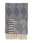House Nordic Yva - Plaid, Blue, 130X180 Cm Blå