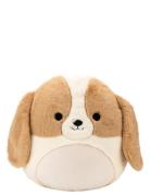 Squishmallows Squishmallows 40 Cm Fuzz A Mallows Adela Basset Dog Beig...