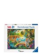 Ravensburger Tiger Family In The Oasis 500P Multi/patterned