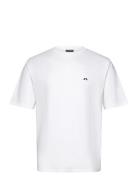 J. Lindeberg Parcy Organic Logo Tee Vit