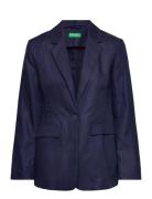 United Colors Of Benetton Jacket Marinblå