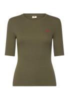 Levi's® Luca Slim Tee Ivy Green Rib Khaki Green