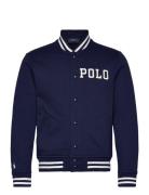 Polo Ralph Lauren Logo Fleece Baseball Jacket Svart