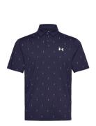 Under Armour Ua T2G Printed Polo Marinblå