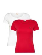 Levi's® 2Pack Crewneck Tee 2 Pack Crew Röd