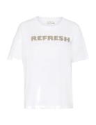 Kaffe Kalunda T-Shirt Vit