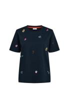Nümph Nuzoey T-Shirt - Gots Marinblå