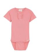 Minymo Body Ss Rib Rosa